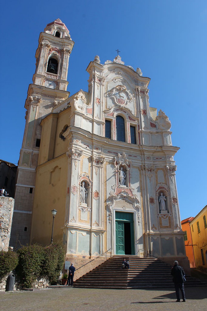 Facciata chiesa di Cervo Ligure